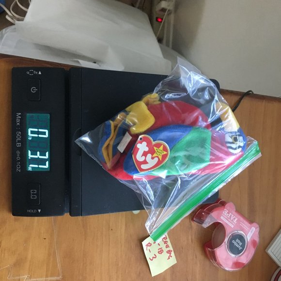 TY Jabber Parrot Tropical Bird Beanie Baby Plush Collection October 10 1997 - Picture 12 of 13